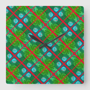 Reloj Cuadrado Sci-Fi - fantasy alien space planet worlds        