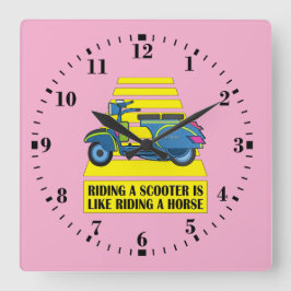 Reloj Cuadrado Scooter