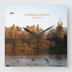 Reloj Cuadrado Scotland's Linlithgow Palace Royal Stuart Stewart