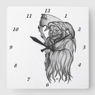 Reloj Cuadrado Scythe man - The Death, Grim Reaper