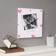 Sé mi Valentín | foto personalizada | Corazón rojo