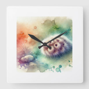 Reloj Cuadrado Sea cookie 170724AREF147 - Watercolor