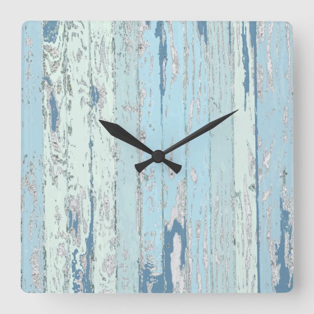 Reloj Cuadrado Sea Driftwood (Anverso)