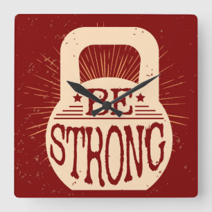 Reloj Cuadrado Sea fuerte