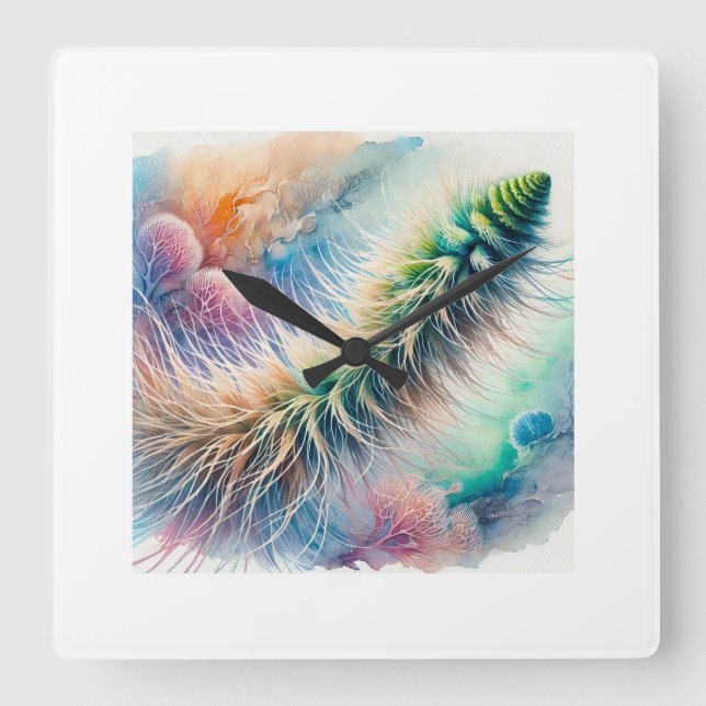 Reloj Cuadrado Sea Pen Elegance 220824AREF123 - Watercolor (Anverso)