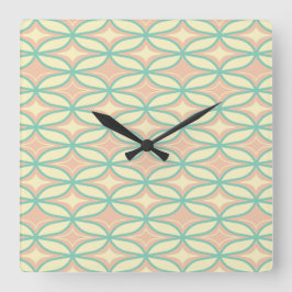 Reloj Cuadrado  Seamless geometric pattern in diamond shapes 