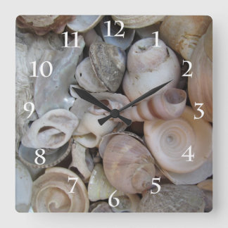 Reloj Cuadrado Seashells