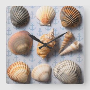 Reloj Cuadrado Seashells en el contexto del ancla