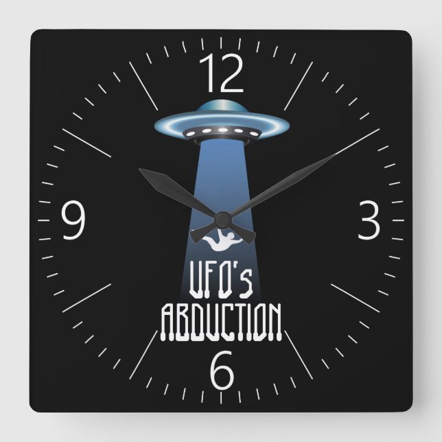 Reloj Cuadrado Secuestro de OVNI (Anverso)