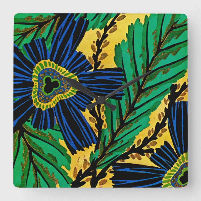 Reloj Cuadrado Seguí's Art Deco #3 en Emporio Moffa (Anverso)