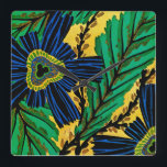 Reloj Cuadrado Seguí's Art Deco #3 en Emporio Moffa<br><div class="desc">Diseño vintage Art Deco pochoir de Eugene Alain Seguy.</div>