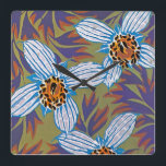 Reloj Cuadrado Seguí's Art Deco #7 en Emporio Moffa<br><div class="desc">Diseño vintage Art Deco pochoir de Eugene Alain Seguy.</div>