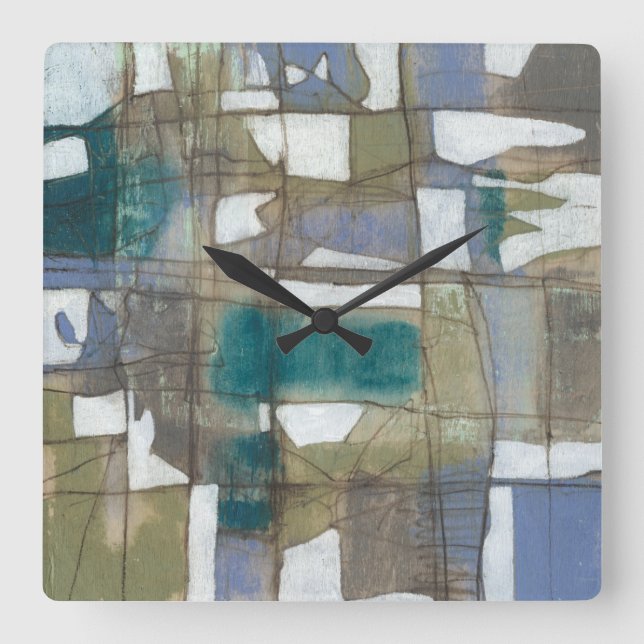 Reloj Cuadrado Selección arbitraria I (Anverso)