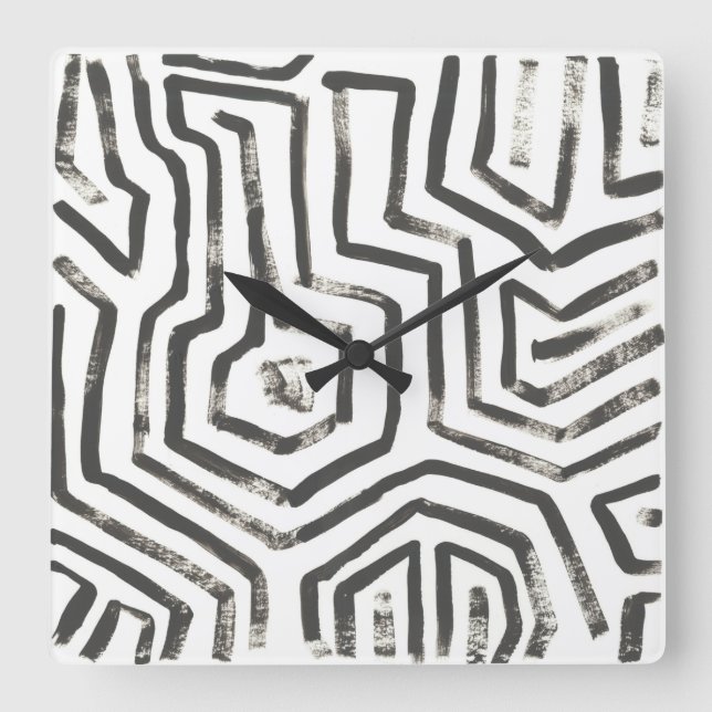 Reloj Cuadrado Señales mixtas V (Anverso)