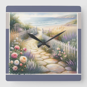 Reloj Cuadrado Sendero del Jardín de Campo a la Mar