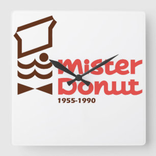 Reloj Cuadrado Señor Donut, Sr. Donut