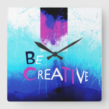 Ser creativo en el blanco de Aqua Magenta