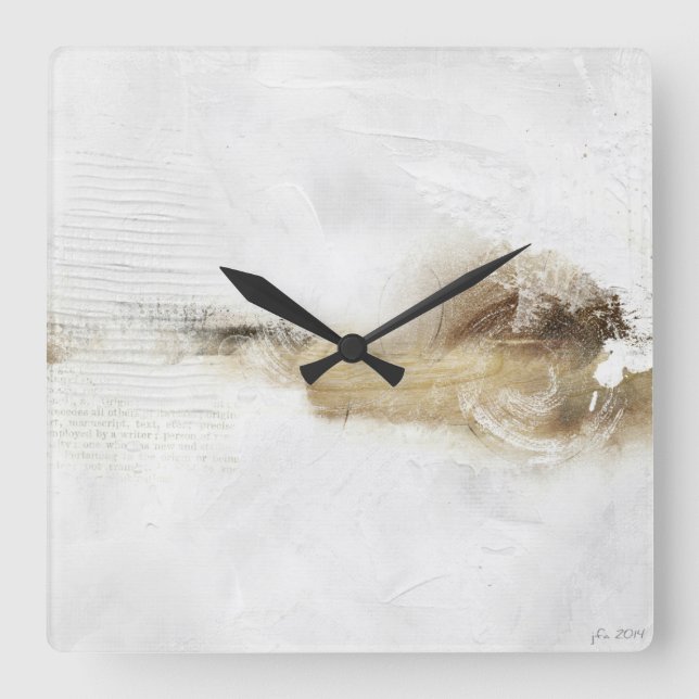 Reloj Cuadrado serenidad 4 (Anverso)