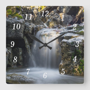 Reloj Cuadrado Serenity Spa cae Wall Clock