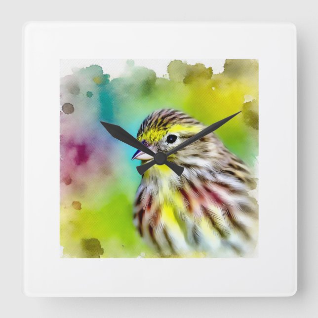 Reloj Cuadrado Serin alario 210624AREF103 - Watercolor (Anverso)