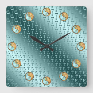 Reloj Cuadrado Serpiente de Fuego