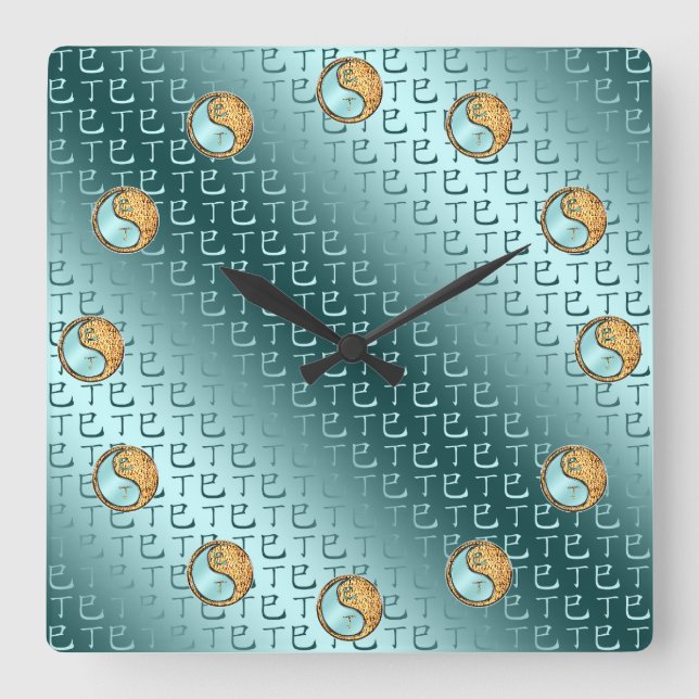 Reloj Cuadrado Serpiente de Fuego (Anverso)