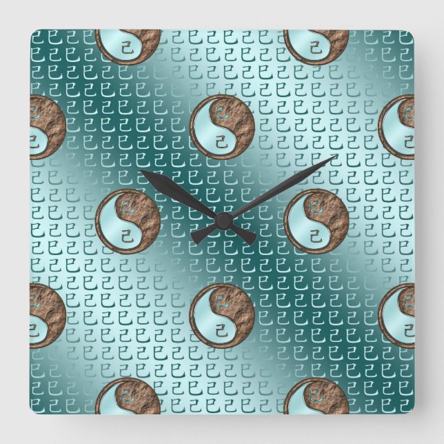 Reloj Cuadrado Serpiente de Tierra (Anverso)