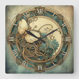 Reloj Cuadrado ¡shabby nouveau!