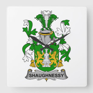 Reloj Cuadrado Shaughnessy Family Crest