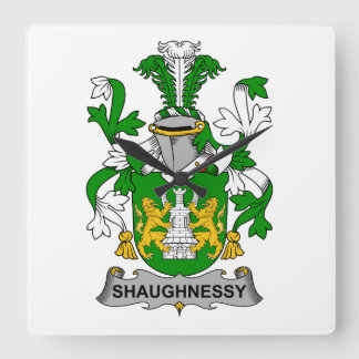 Reloj Cuadrado Shaughnessy Family Crest