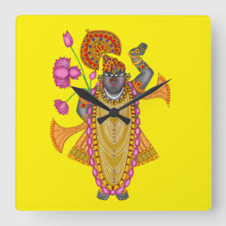 Reloj Cuadrado Shreenath Ji Wall Clock