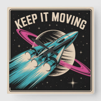 Reloj Cuadrado Sigue Adelante