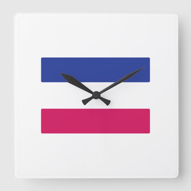 RELOJ CUADRADO SÍMBOLO ANDRÓGINO (Anverso)