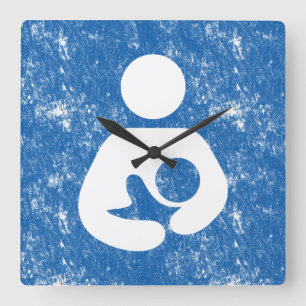 Reloj Cuadrado Símbolo de enfermería