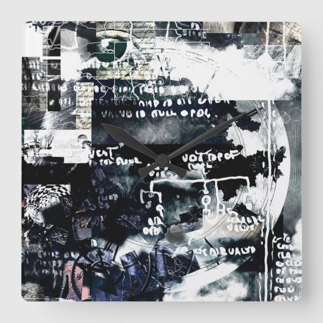 Reloj Cuadrado Símbolos secretos (Anverso)