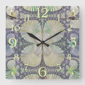 Reloj Cuadrado Simetría (numerada completamente)