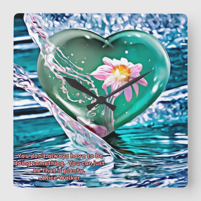 Reloj Cuadrado Simplemente (Anverso)