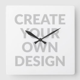 Reloj Cuadrado Simply - Create Your Own Wall Clock