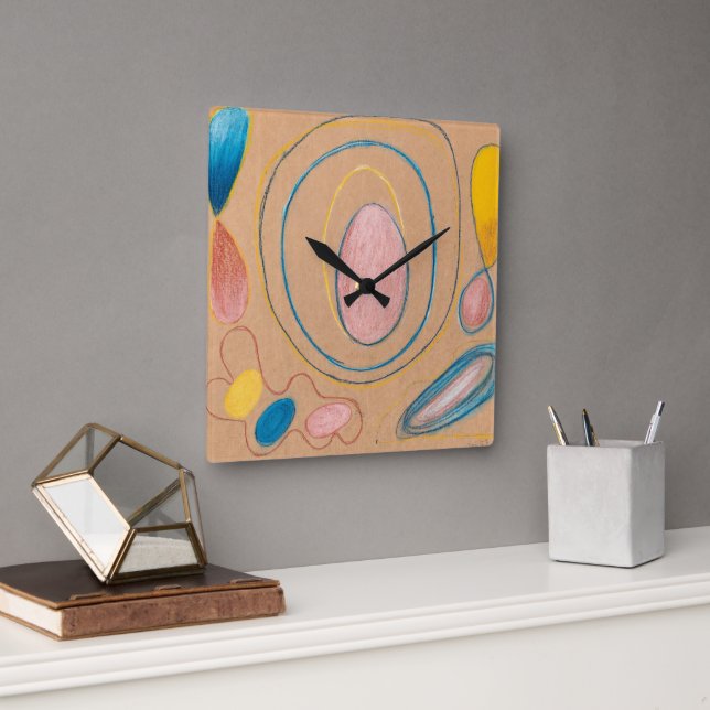 Reloj Cuadrado Sin título, 1908 por Hilma af Klint (Oficina)