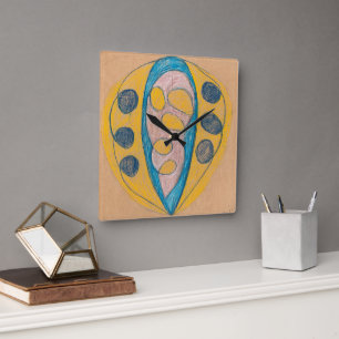 Reloj Cuadrado Sin título, 1908 por Hilma af Klint