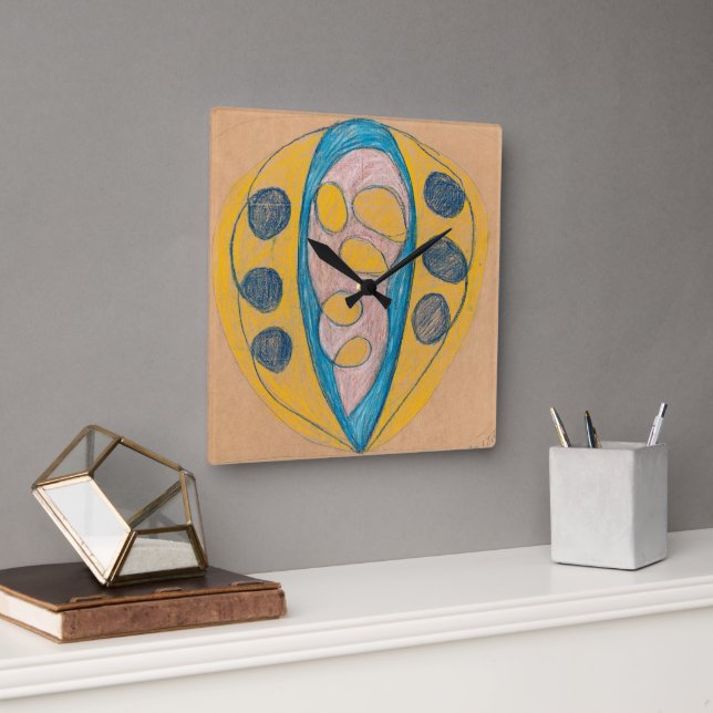 Reloj Cuadrado Sin título, 1908 por Hilma af Klint (Oficina)