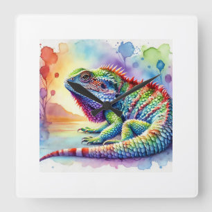 Reloj Cuadrado Sinai Agama 270824AREF134 - Watercolor