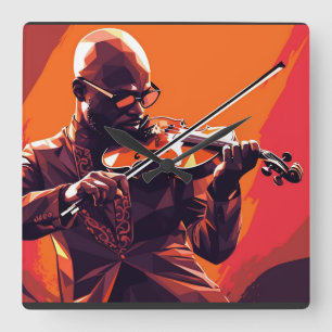 RELOJ CUADRADO SINFONIA DE FUNK #1