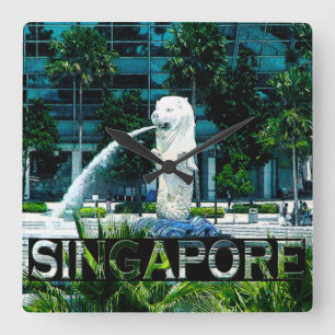 Reloj Cuadrado Singapur