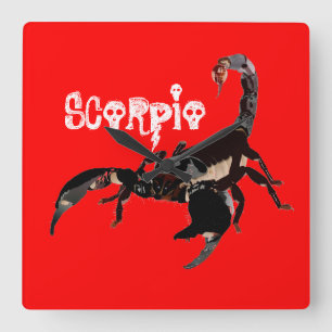 Reloj Cuadrado Skorpion Uhr