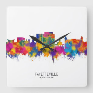 Reloj Cuadrado Skyline Fayetteville North Carolina
