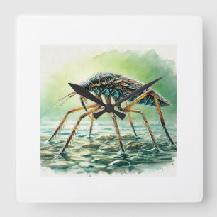 Reloj Cuadrado Smaller Water Strider 130924IREF233 - Watercolor