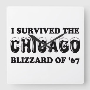 Reloj Cuadrado Sobreviví al Chicago Blizzard de 1967.