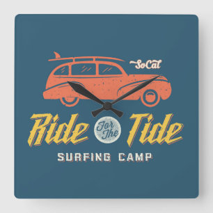 Reloj Cuadrado Socal Ride For The Tide