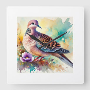 Reloj Cuadrado Socorro Dove 300824AREF143 - Watercolor